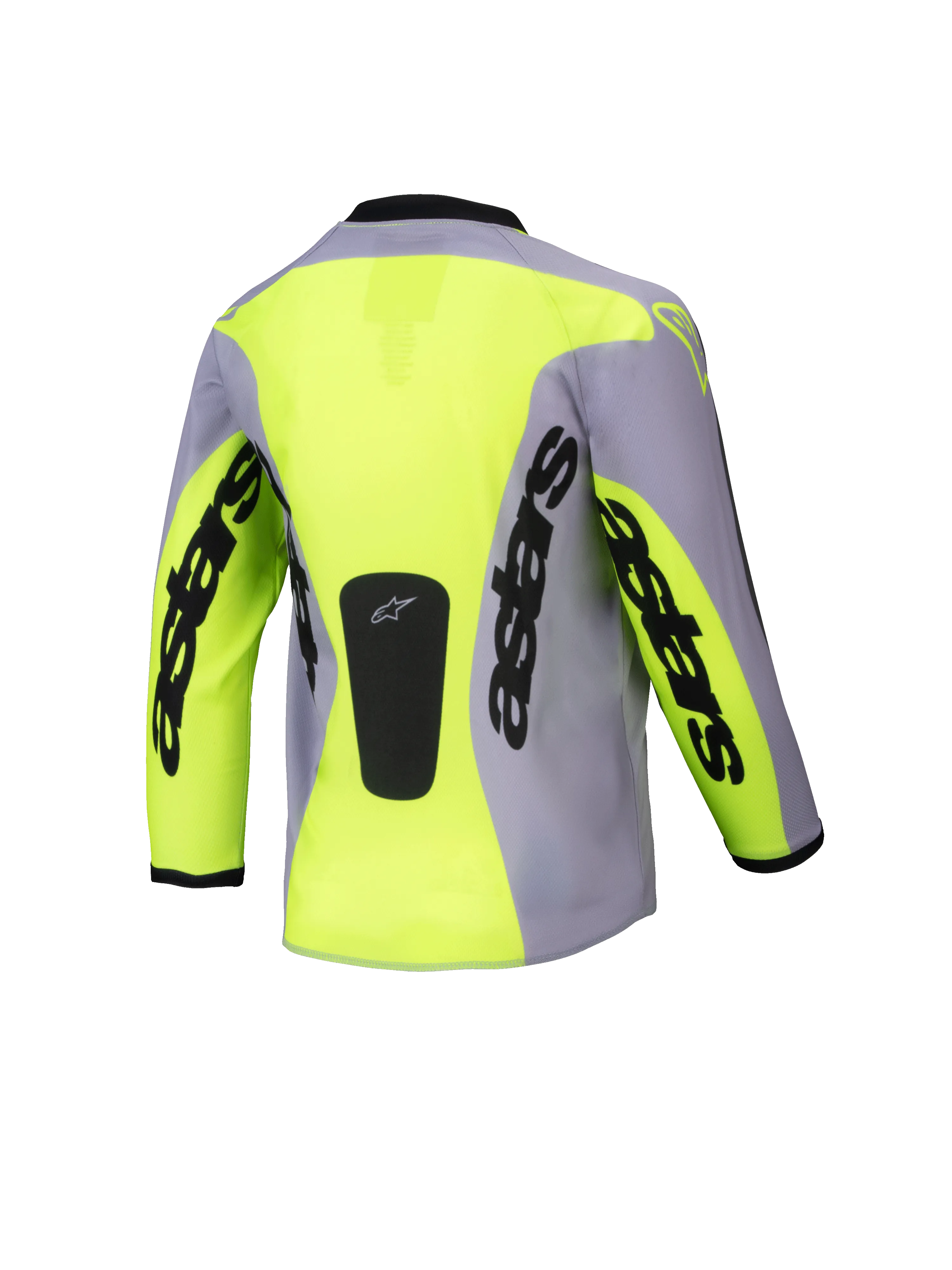 2025 Alpinestars Kids Racer Jersey Cast Grey Yellow