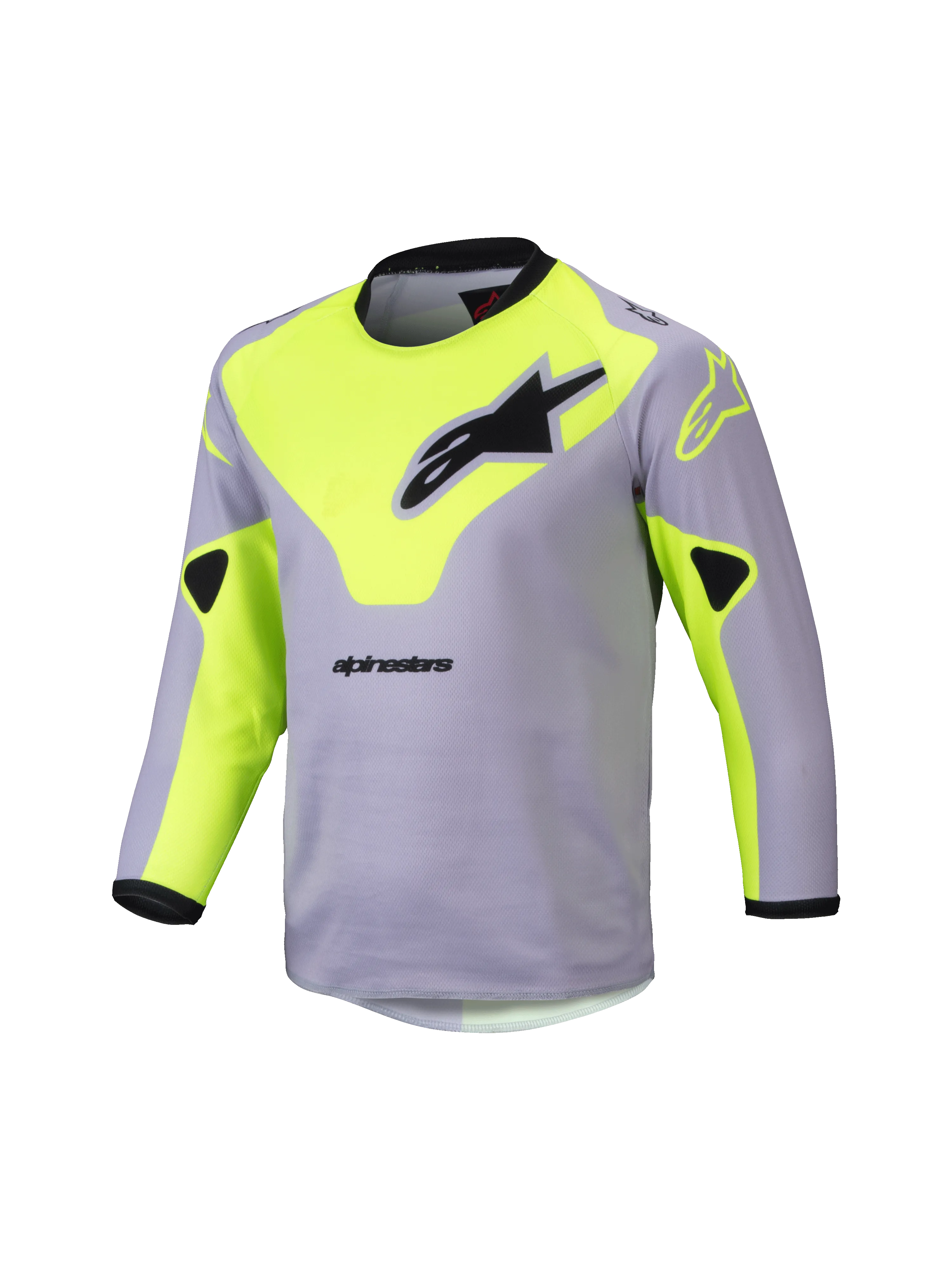 2025 Alpinestars Kids Racer Jersey Cast Grey Yellow