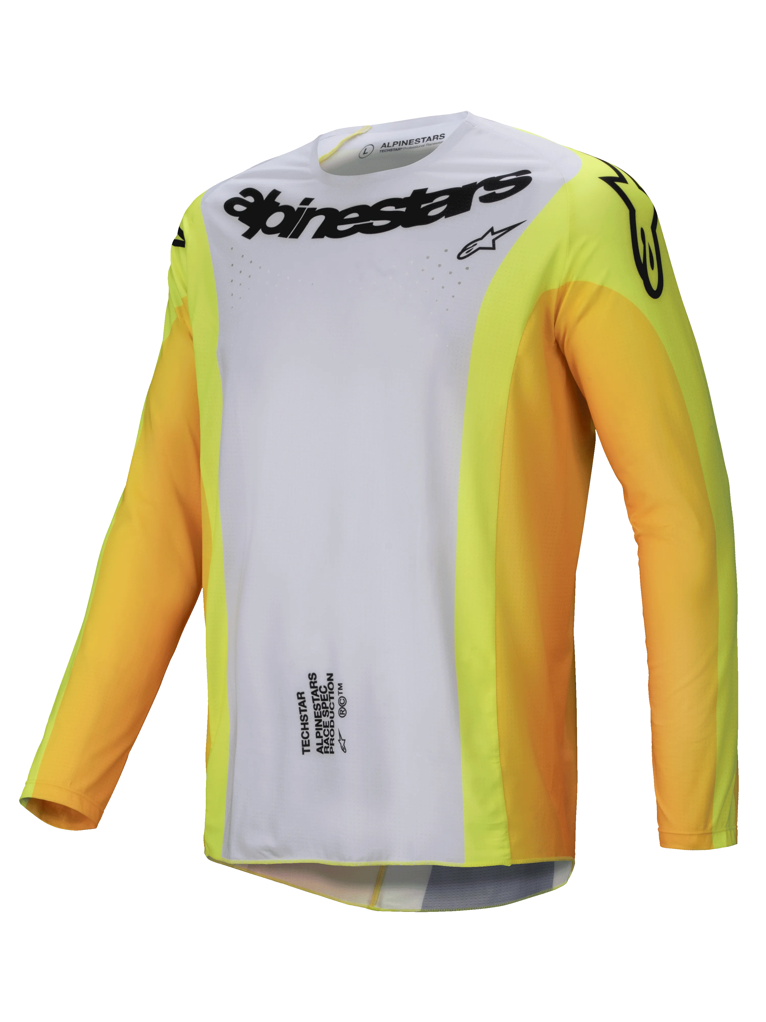 2025 Alpinestars Techstar Melt Jersey Yellow Black