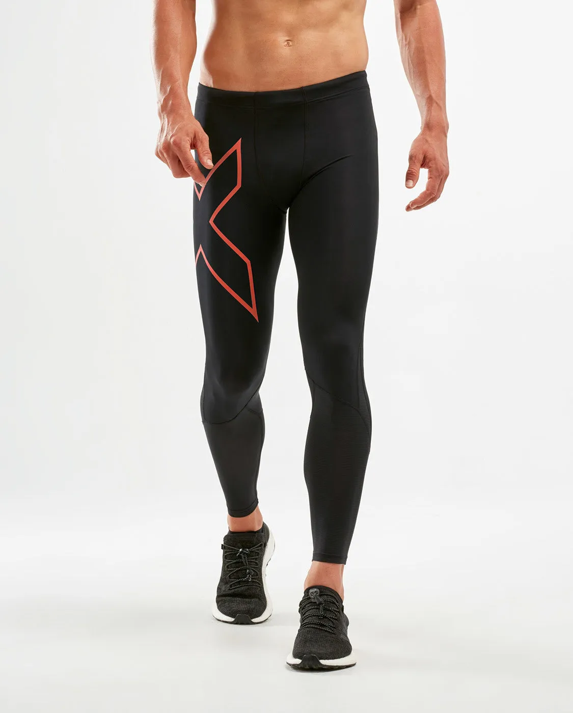 2XU Run Dash Compression Tights - Red