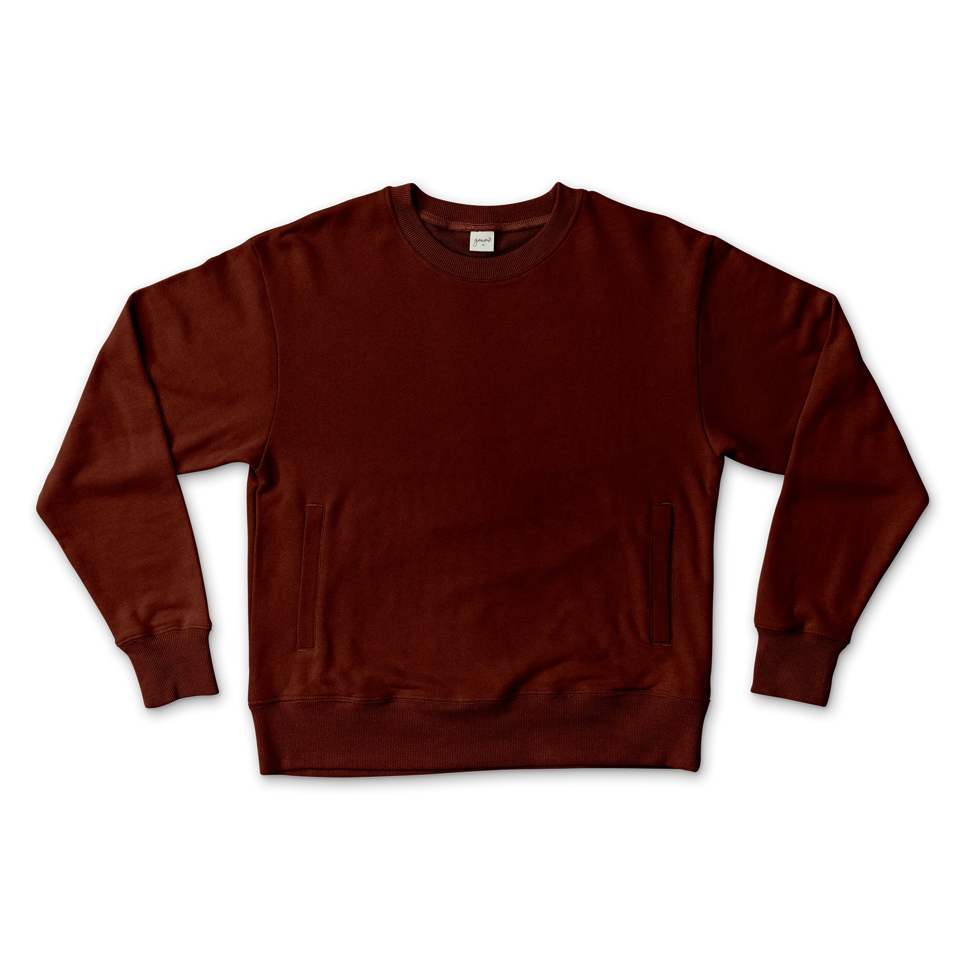 Adult Terry Sweatsuit Top - Redwood
