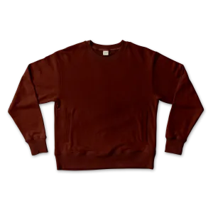 Adult Terry Sweatsuit Top - Redwood