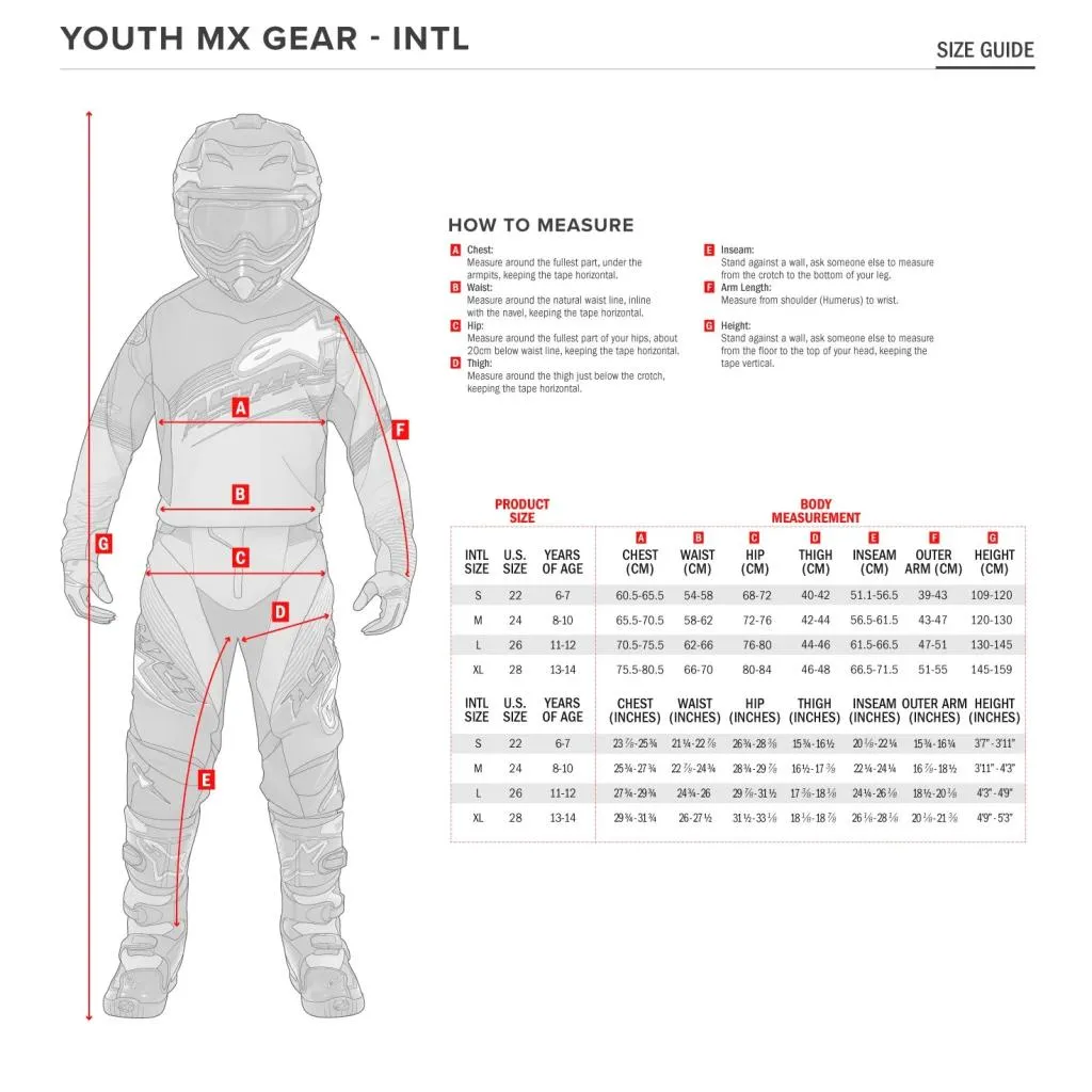 Alpinestars 2024 Youth Racer Pants