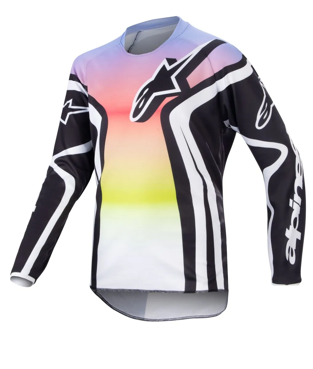 Alpinestars Racer Semi Black Multicolours Motocross Kit Combo