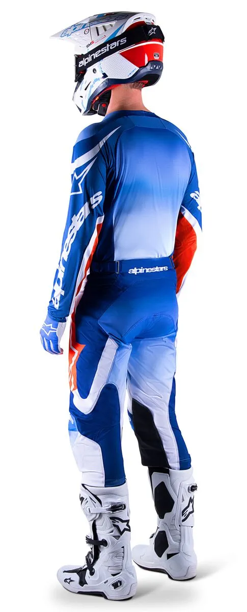 Alpinestars Racer Semi Blue Hot Orange Pants