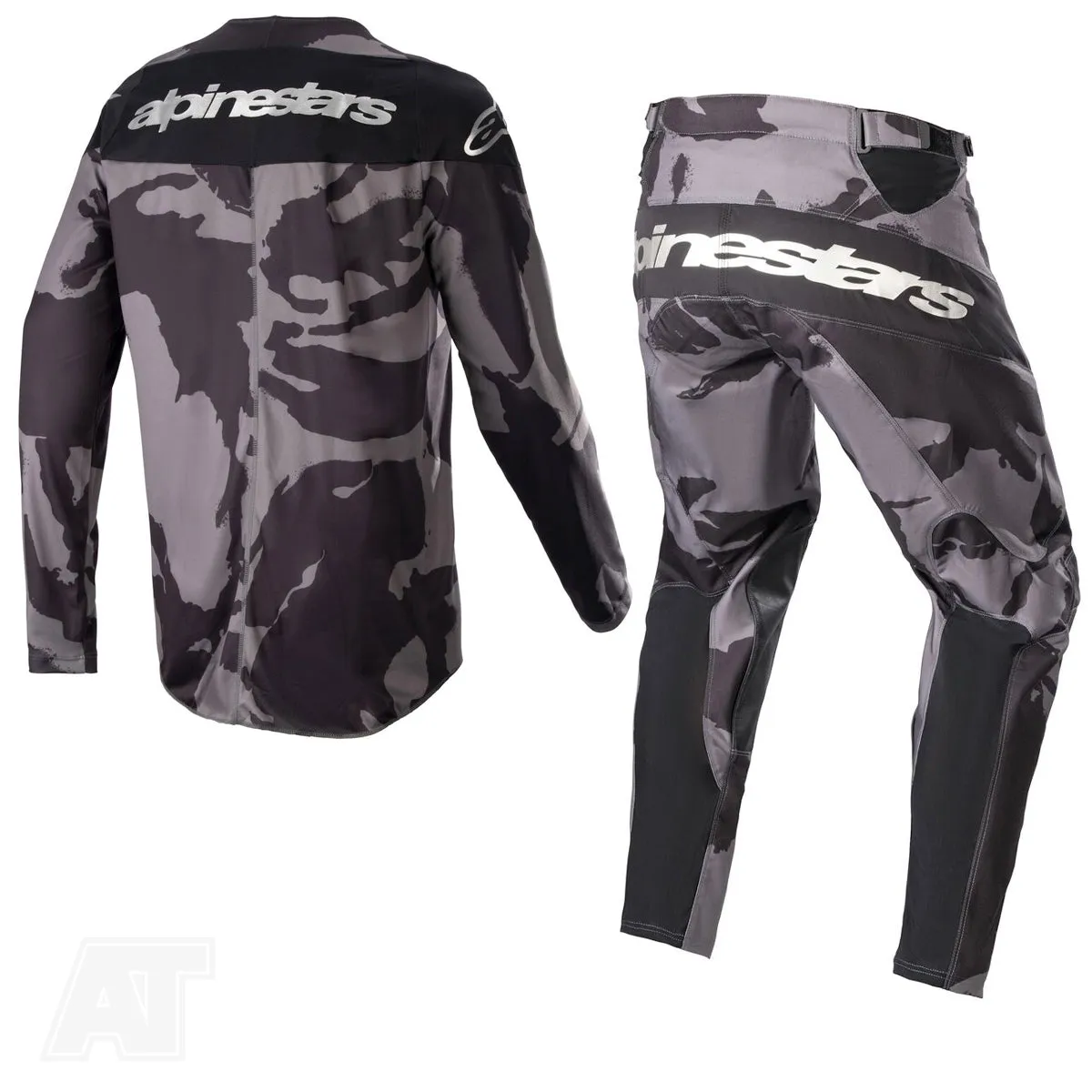 Alpinestars Racer Tactical Iron Gray Camo Motocross Kit Combo