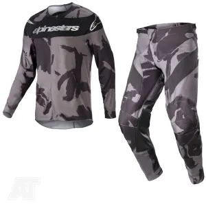 Alpinestars Racer Tactical Iron Gray Camo Motocross Kit Combo