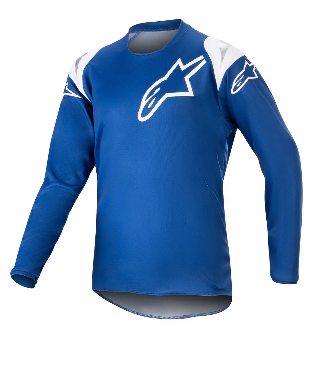 Alpinestars Youth Racer Narin Blue Ray White Motocross Kit Combo