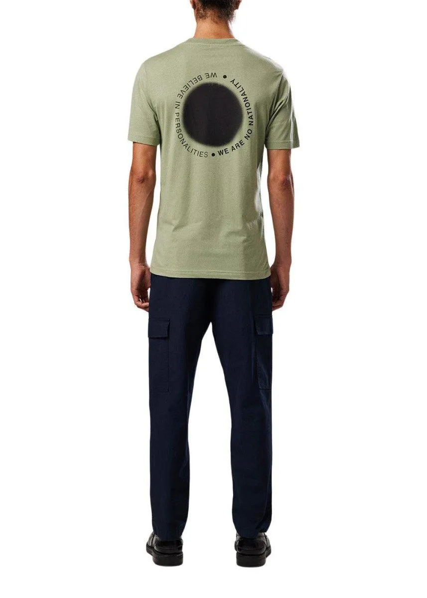 Arnold Print Tee 3467 - Oil Green