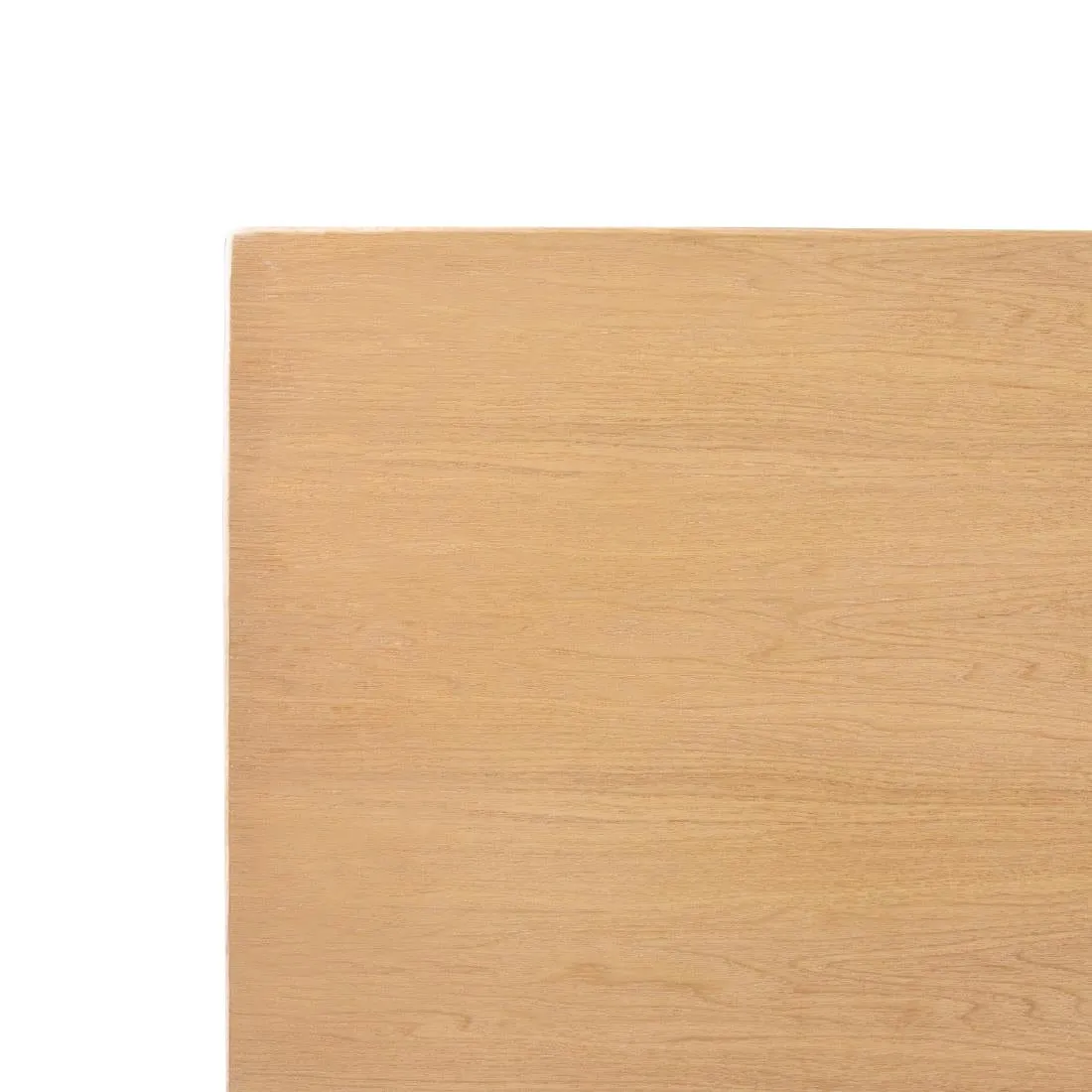 Bolero Pre-drilled Rectangular Table Top Natural Ash Veneer 1100 x 700mm - CY950