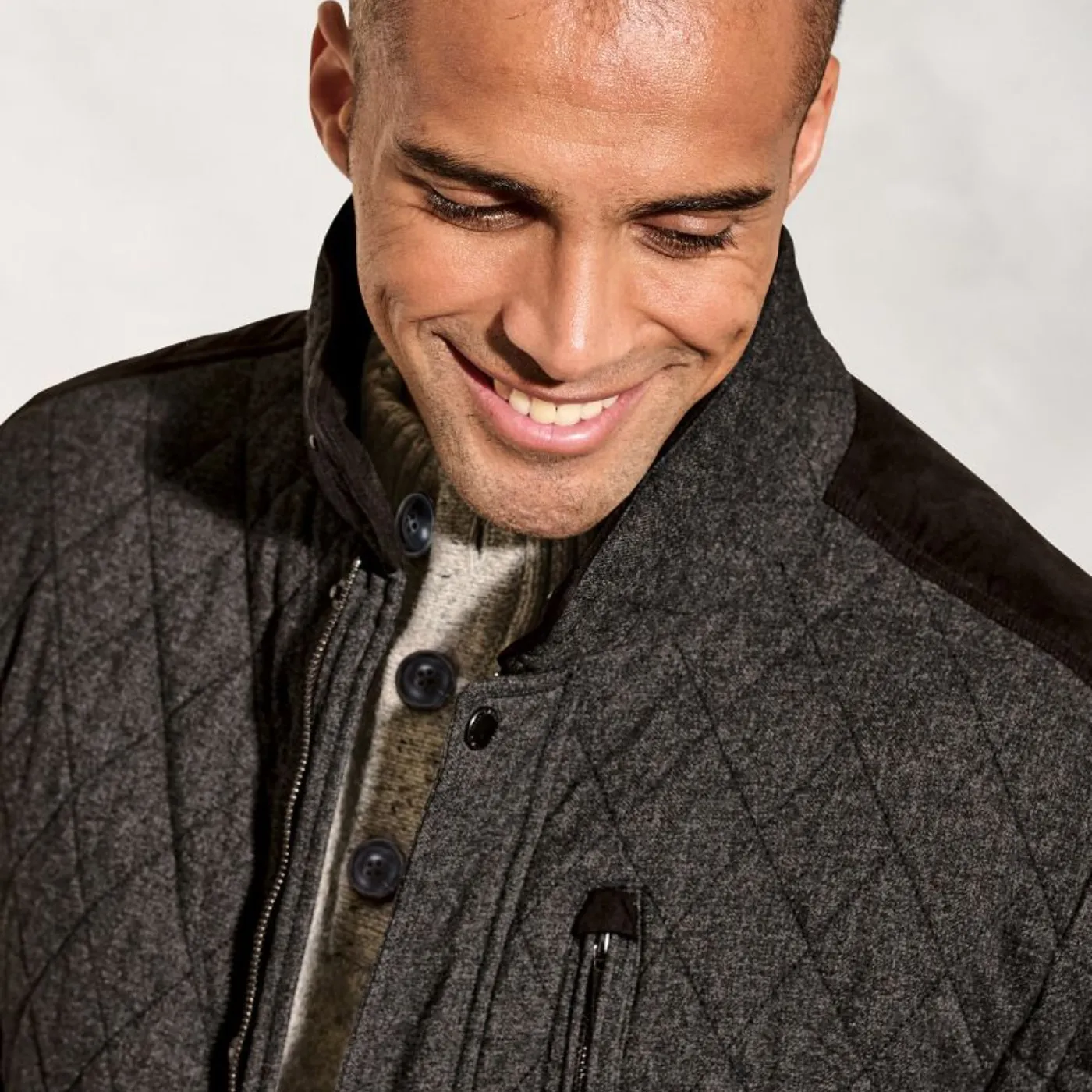 Certainly! Heres an optimized title with additional descriptive modifiers:

Brook Taverner Mens Hampson Melange Lightweight Quilted Jacket
