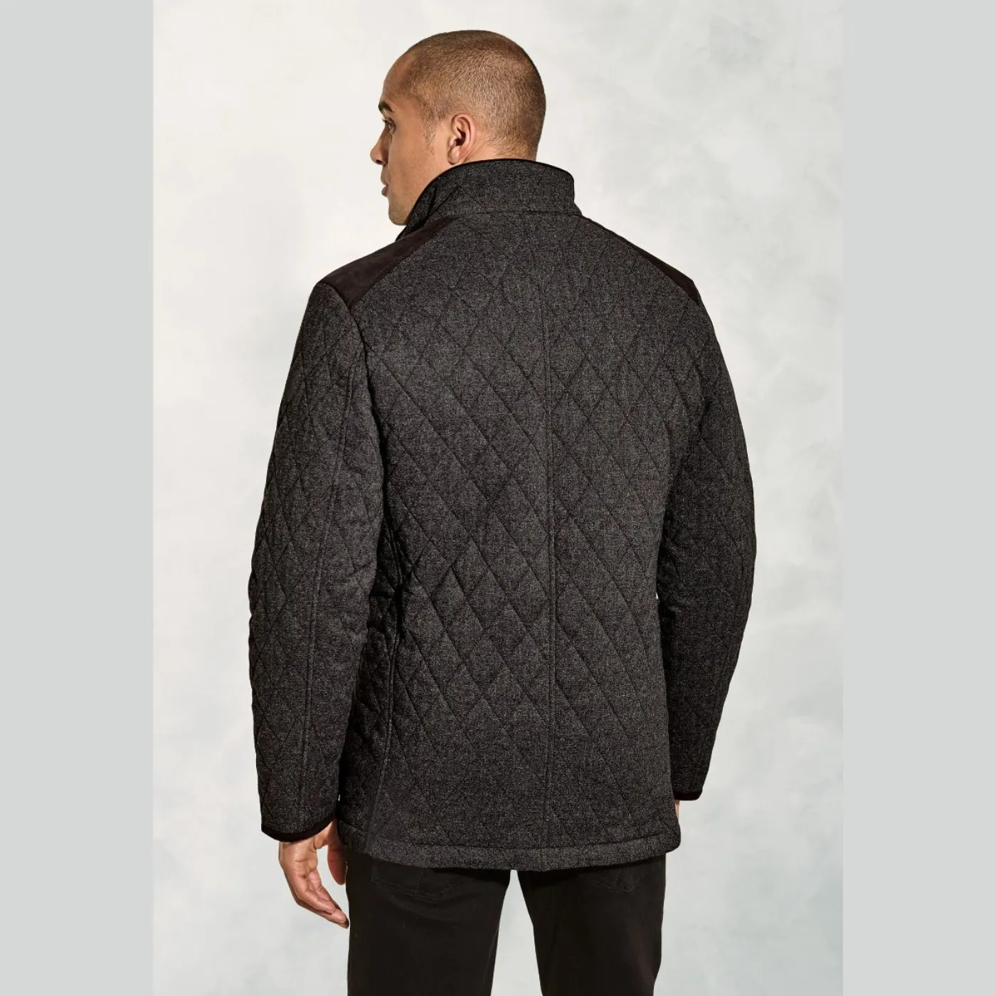 Certainly! Heres an optimized title with additional descriptive modifiers:

Brook Taverner Mens Hampson Melange Lightweight Quilted Jacket
