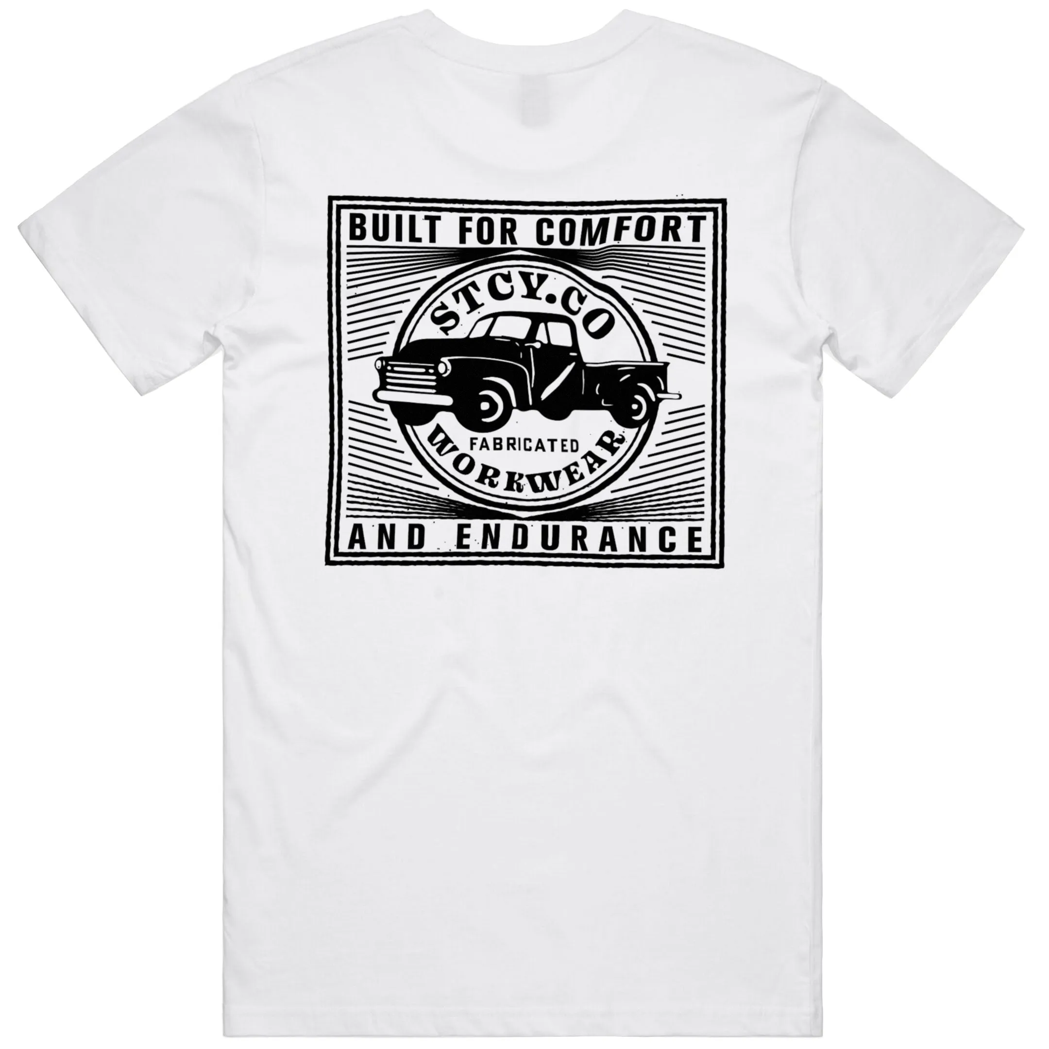 BUILT FOR COMFORT TEE / WHITE