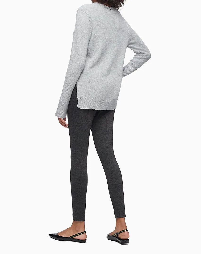 Calvin Klein Grey Marled Stretch Pull-On Leggings - Women