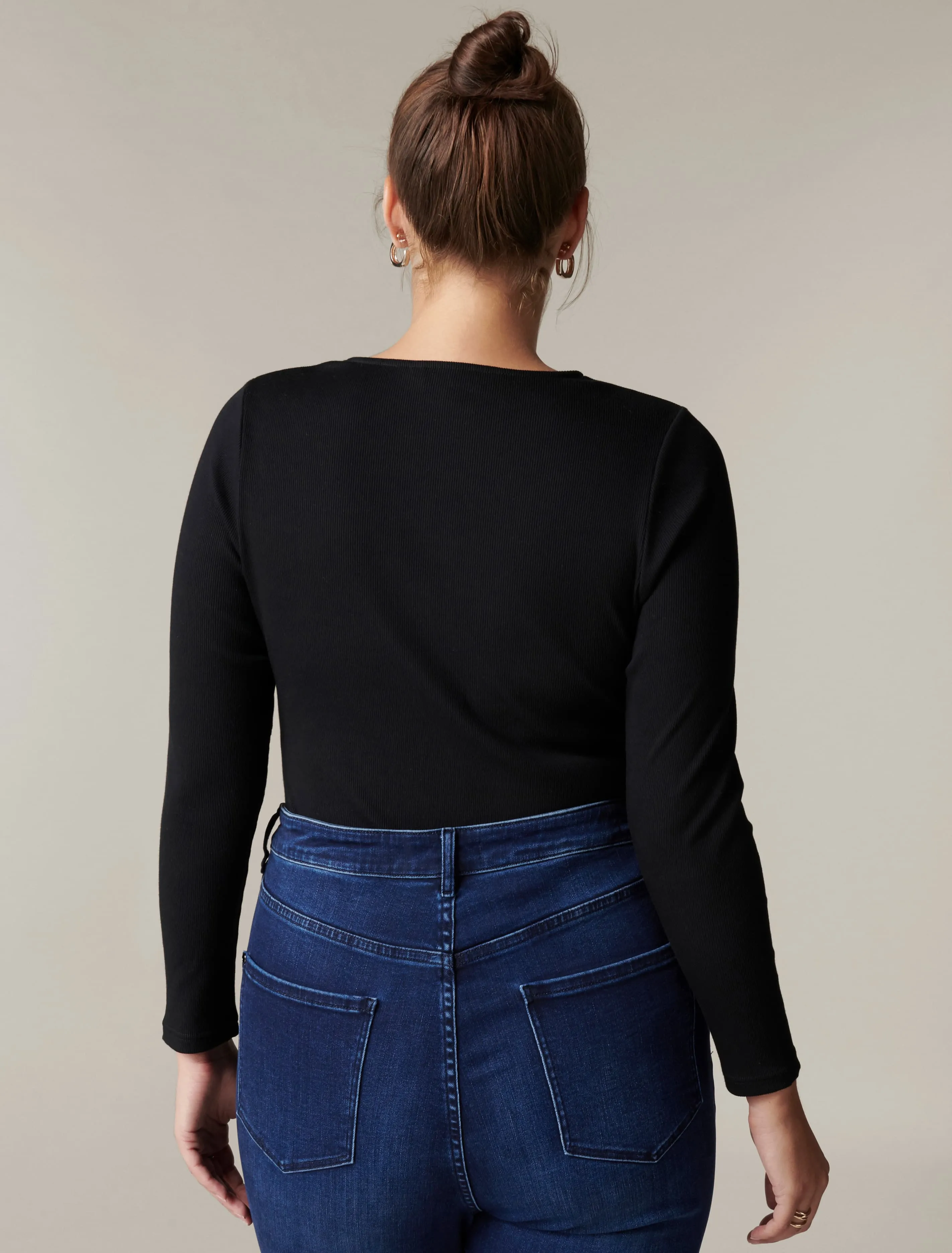 Casey Curve Cut Out Rib Top