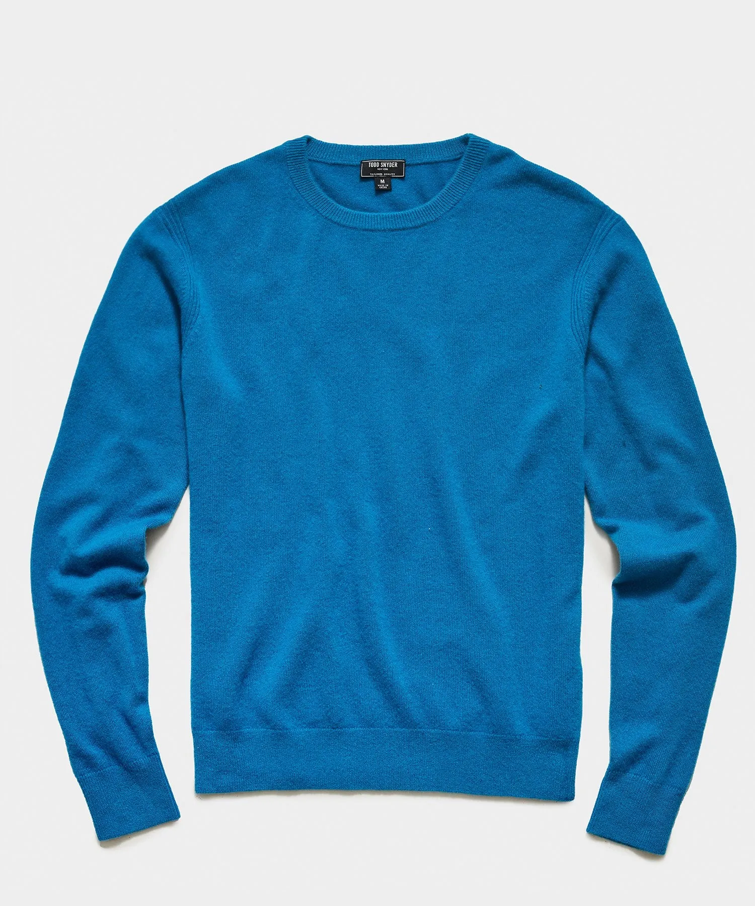 Cashmere Crewneck Sweater in Electric Blue
