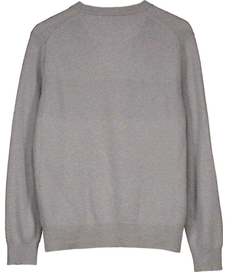 Club Monaco Grey Cashmere Crewneck Sweater UK M