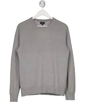 Club Monaco Grey Cashmere Crewneck Sweater UK M