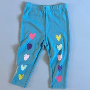 Colorful Hearts Organic Cotton Leggings – Baby & Toddler Pants