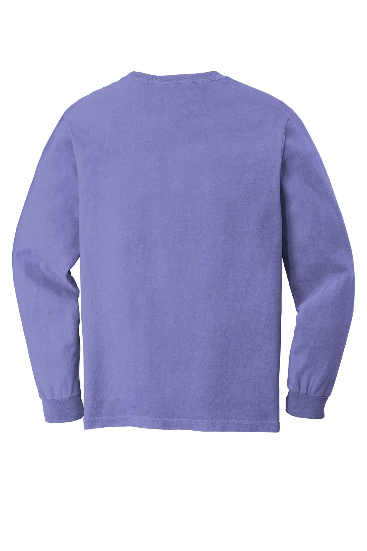 Comfort Colors Men's Heavyweight Ring Spun Long Sleeve Pocket Tee. 4410