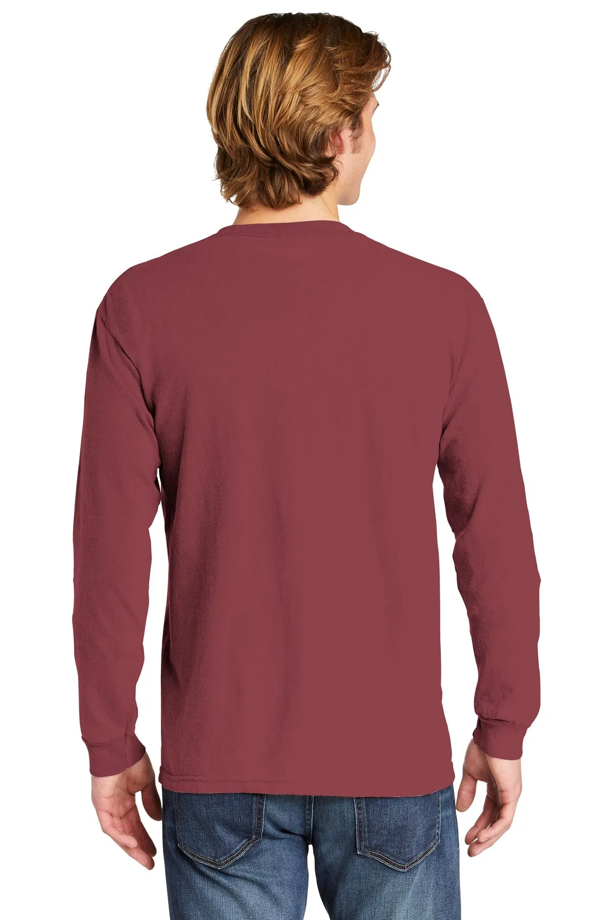 Comfort Colors Men's Heavyweight Ring Spun Long Sleeve Pocket Tee. 4410