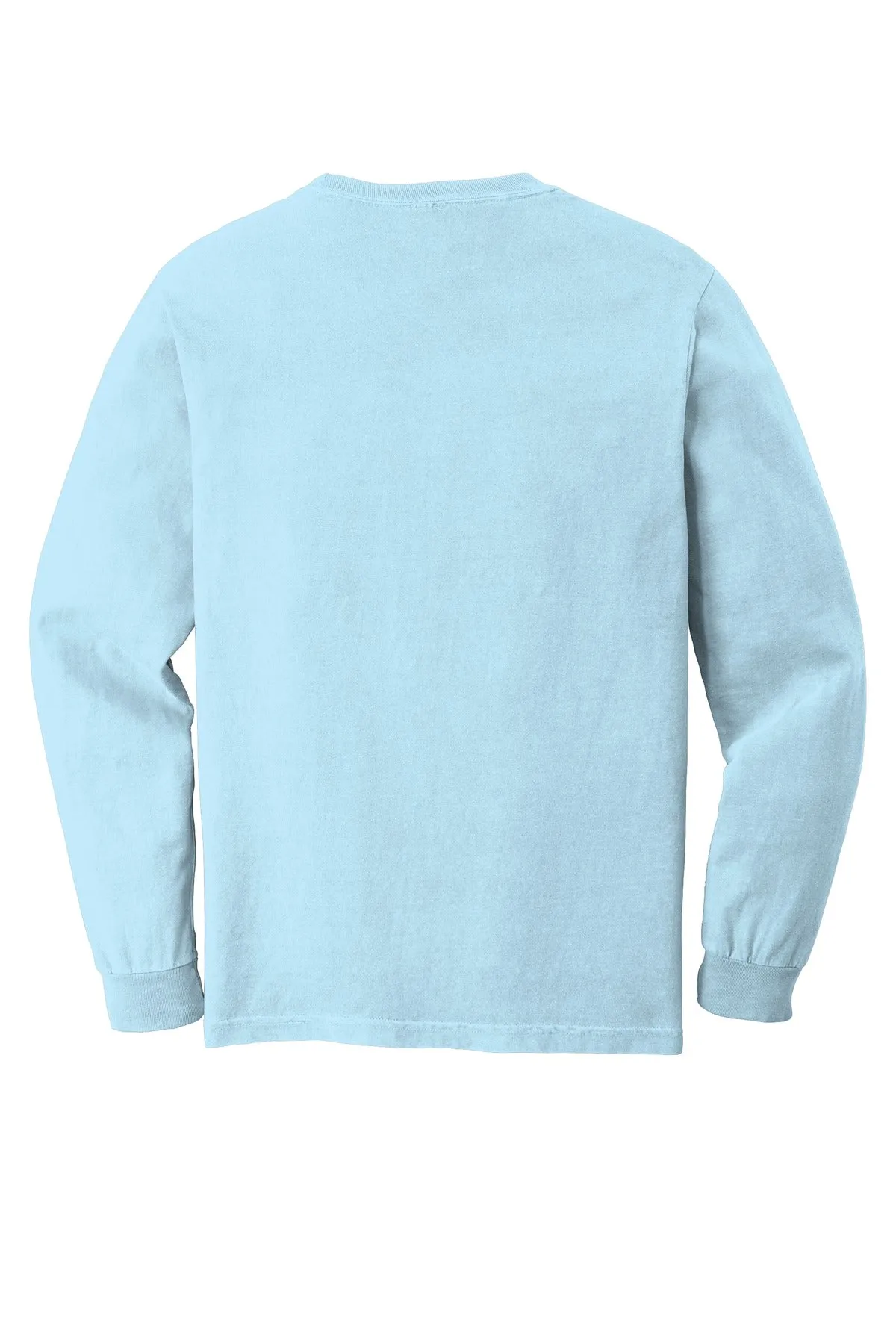 Comfort Colors Men's Heavyweight Ring Spun Long Sleeve Pocket Tee. 4410