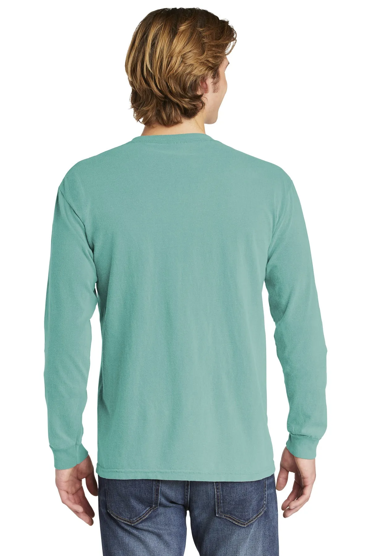 Comfort Colors Men's Heavyweight Ring Spun Long Sleeve Pocket Tee. 4410