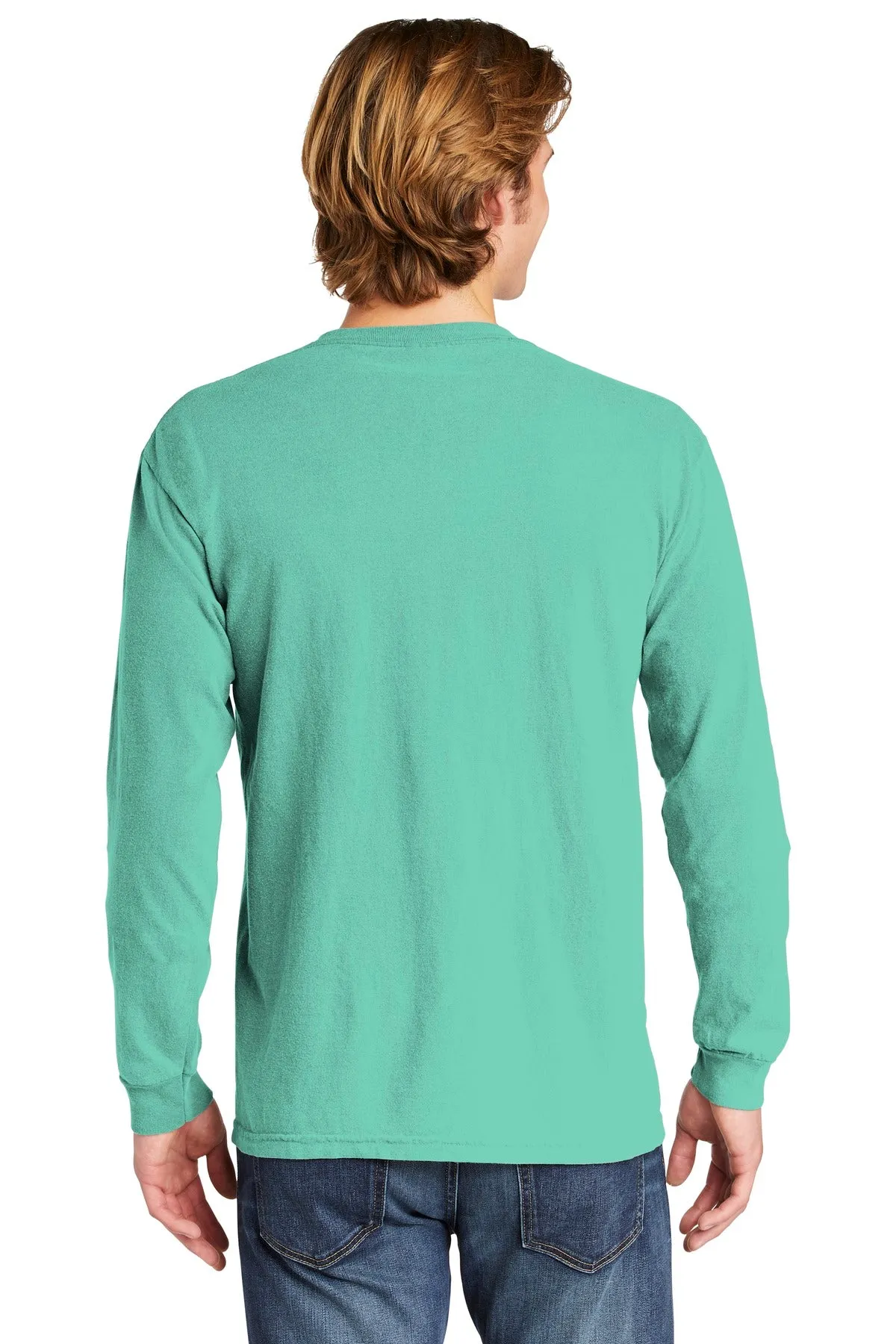Comfort Colors Men's Heavyweight Ring Spun Long Sleeve Pocket Tee. 4410
