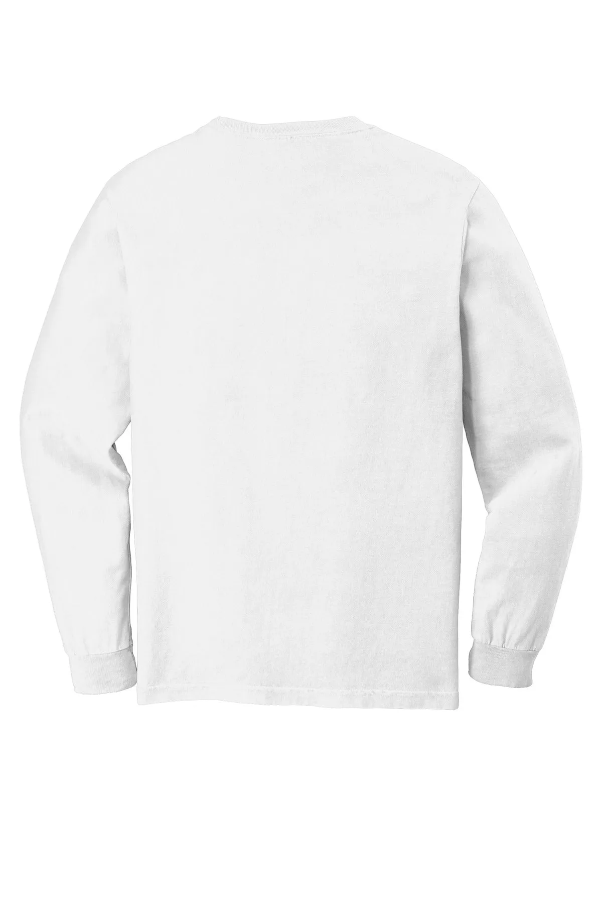 Comfort Colors Men's Heavyweight Ring Spun Long Sleeve Pocket Tee. 4410