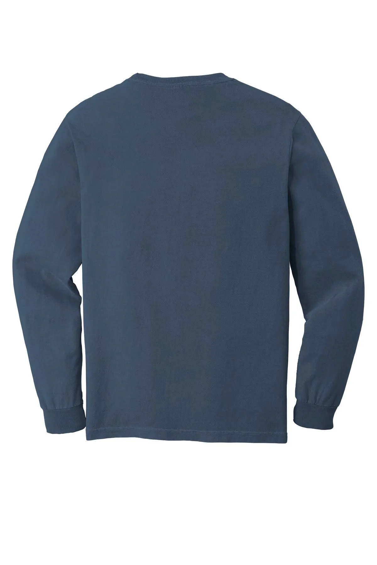 Comfort Colors Men's Heavyweight Ring Spun Long Sleeve Pocket Tee. 4410