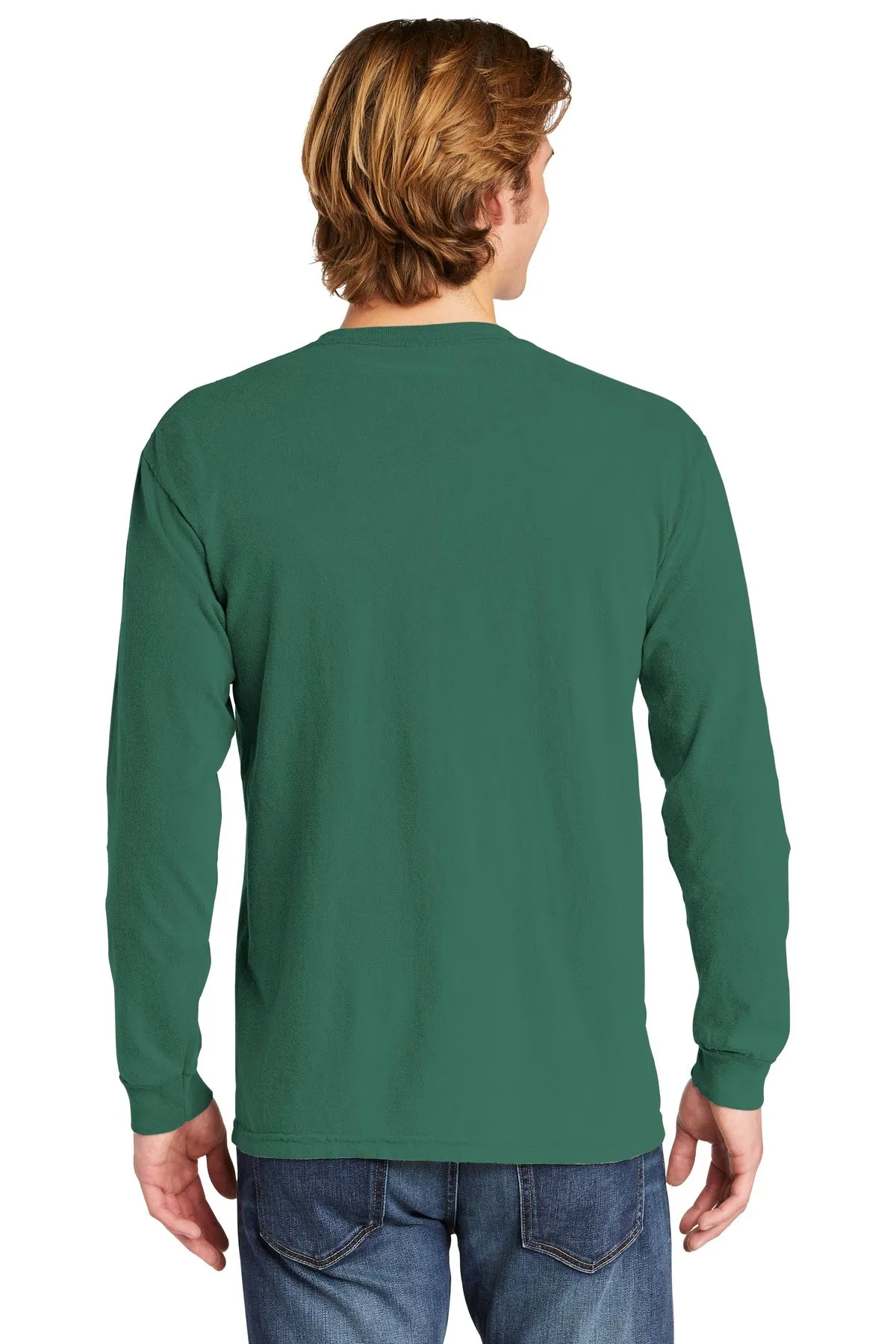 Comfort Colors Men's Heavyweight Ring Spun Long Sleeve Pocket Tee. 4410