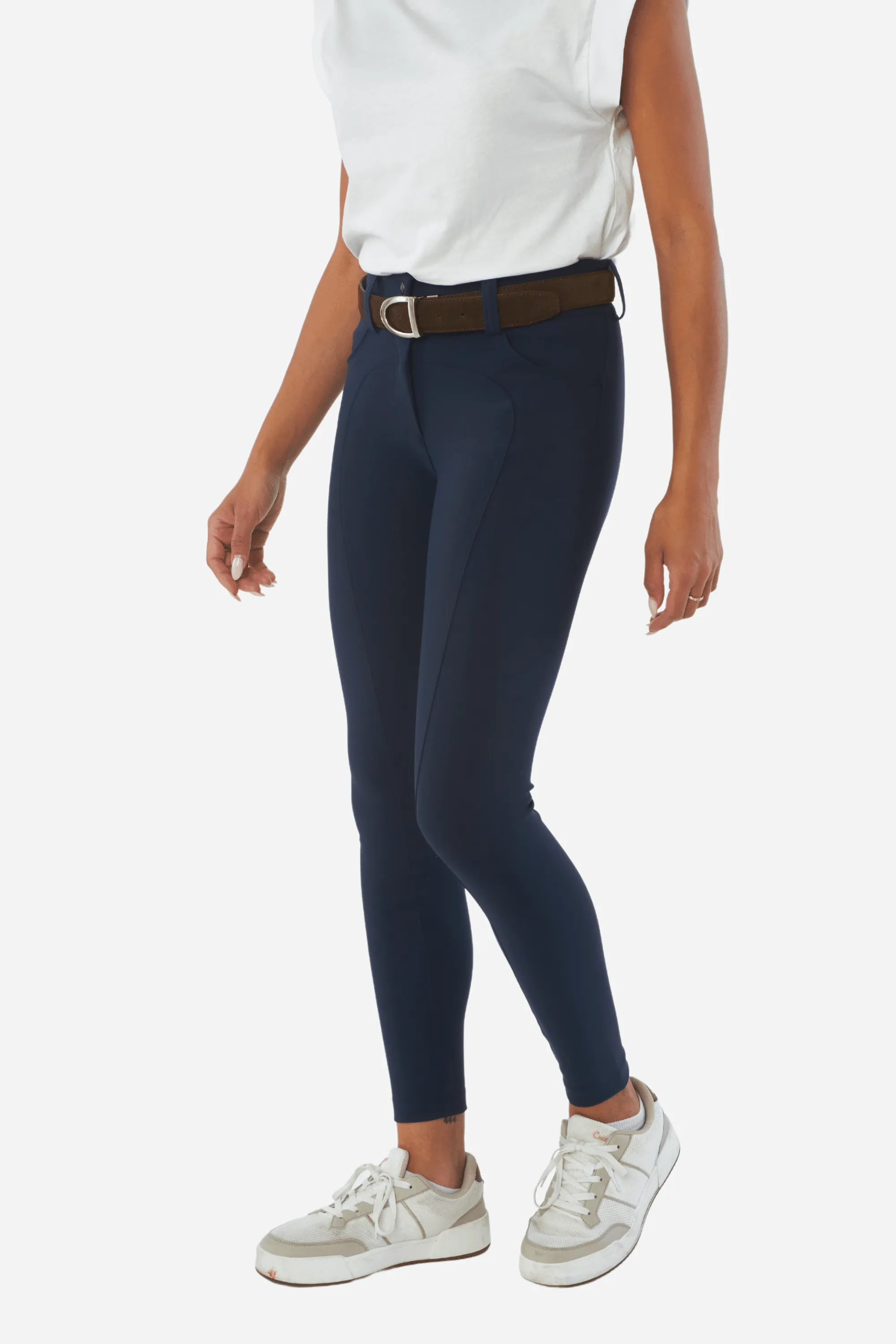Compression Performance Breeches - Knee Grip | Navy