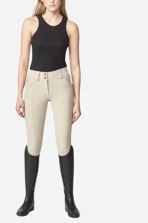 Compression Performance Breeches - Knee Grip | Tan