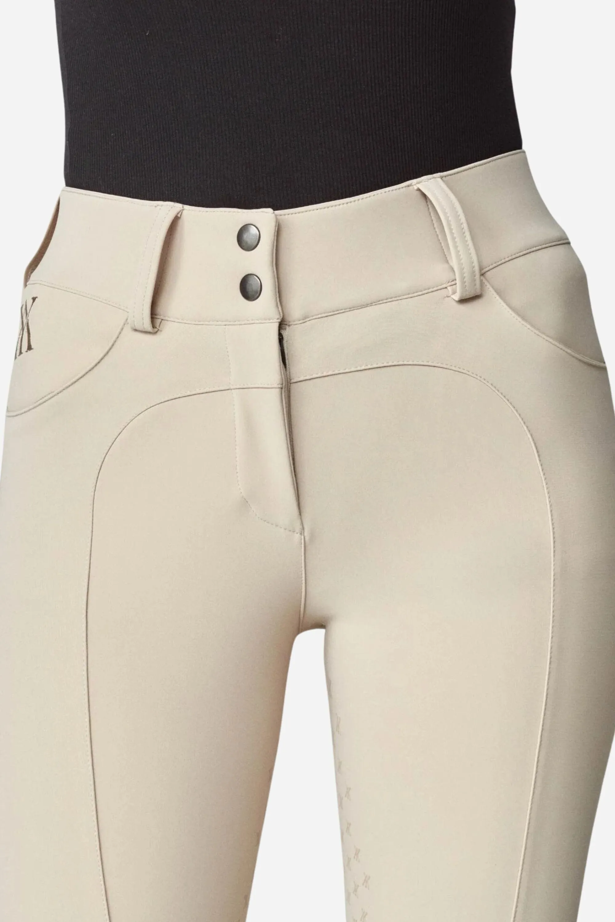 Compression Performance Breeches - Knee Grip | Tan