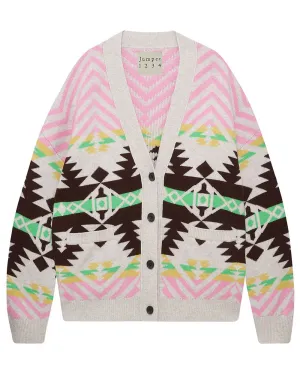 Crystal Aztec Vee Cardigan