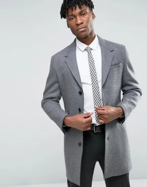 Devils Advocate Raw Edge Wool Rich Coat