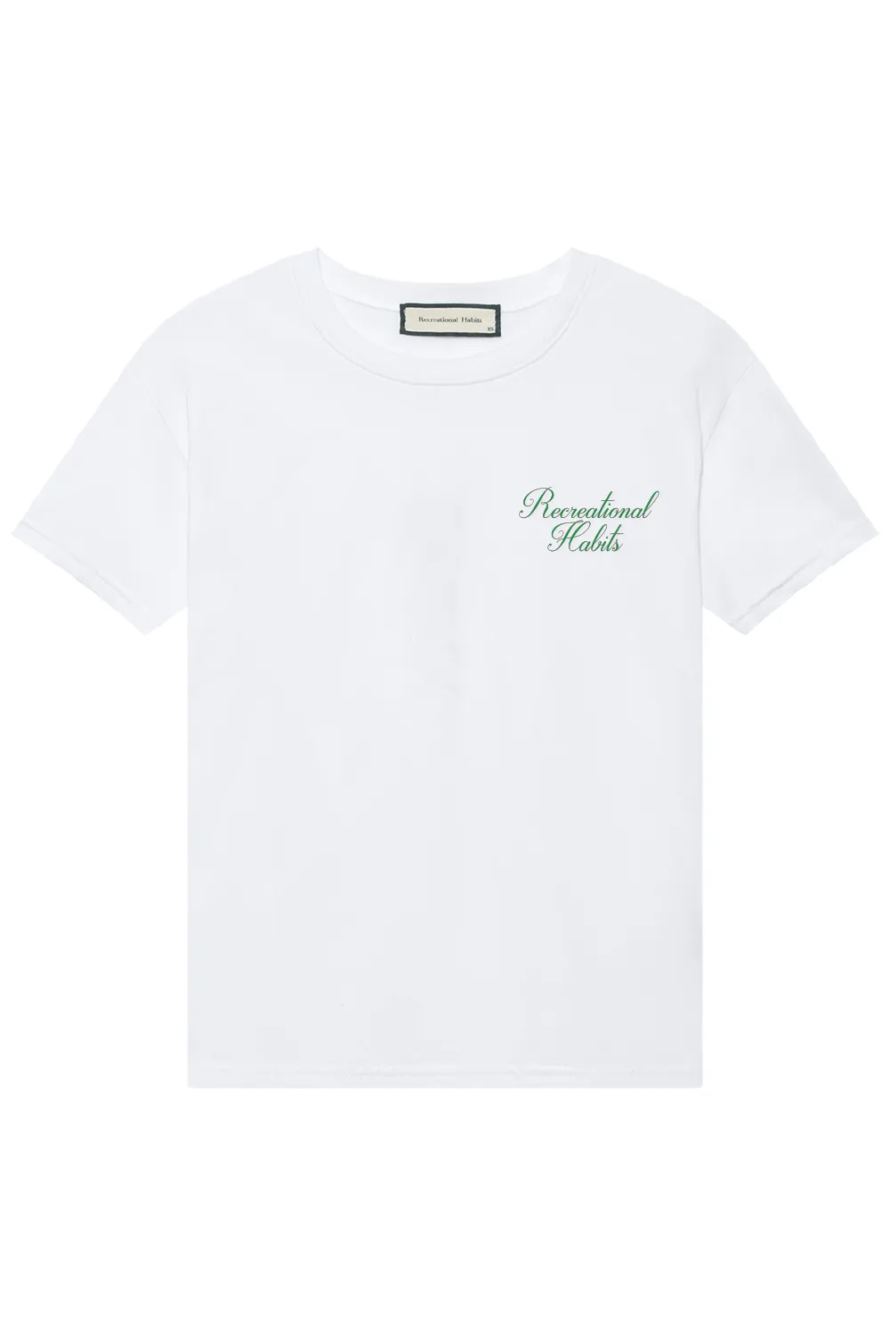 Forever Tee in White with Classic Script