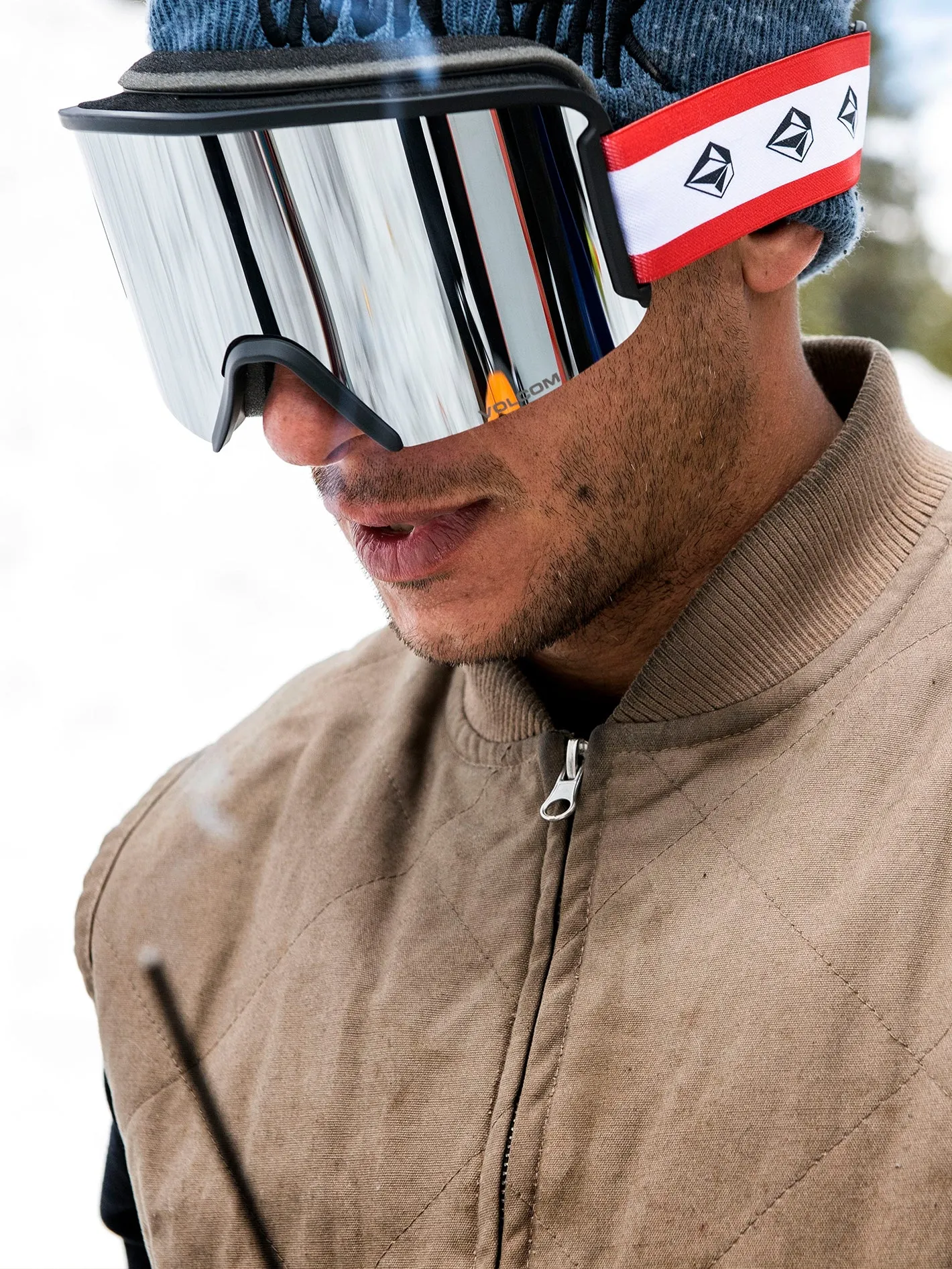 Garden Goggle Iconic Stone - Silver Chrome