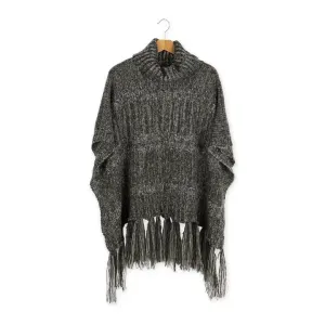 Gray Meegan Poncho