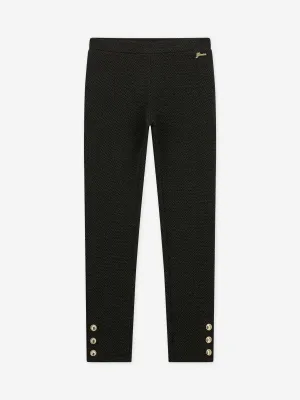 Guess Girls Jacquard Leggings in Black