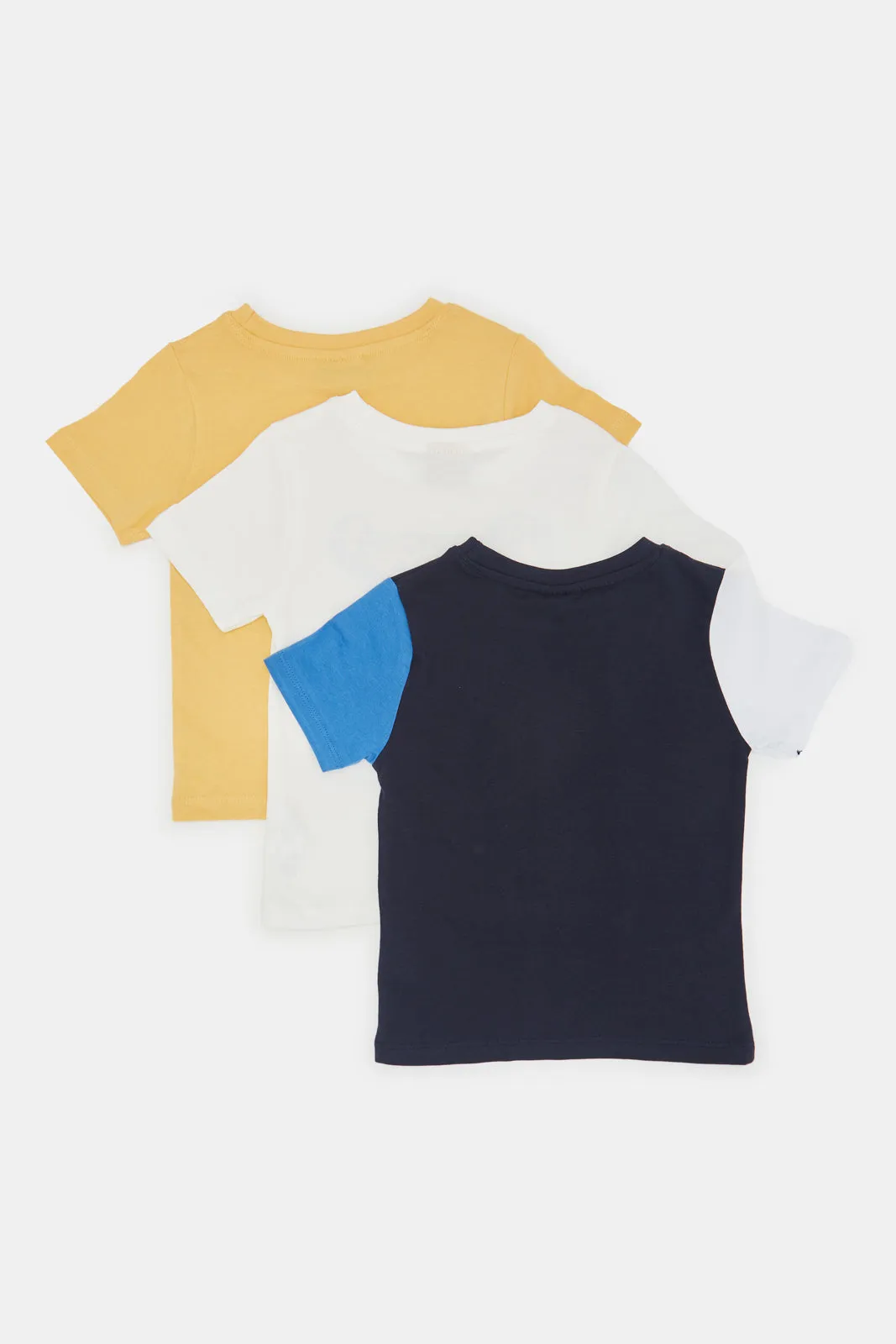 Infant Boys Assorted Snoopy T-Shirt Set (Pack Of 3)