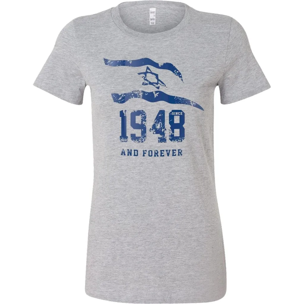 Israel 1948 And Forever Women's Shirt Tops
