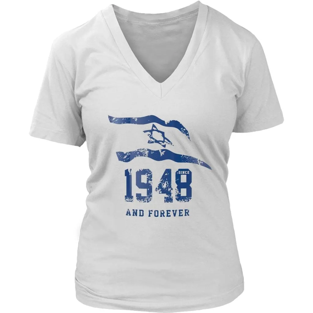 Israel 1948 And Forever Women's Shirt Tops