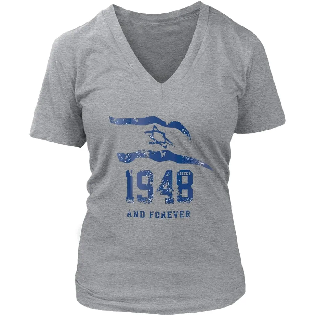 Israel 1948 And Forever Women's Shirt Tops