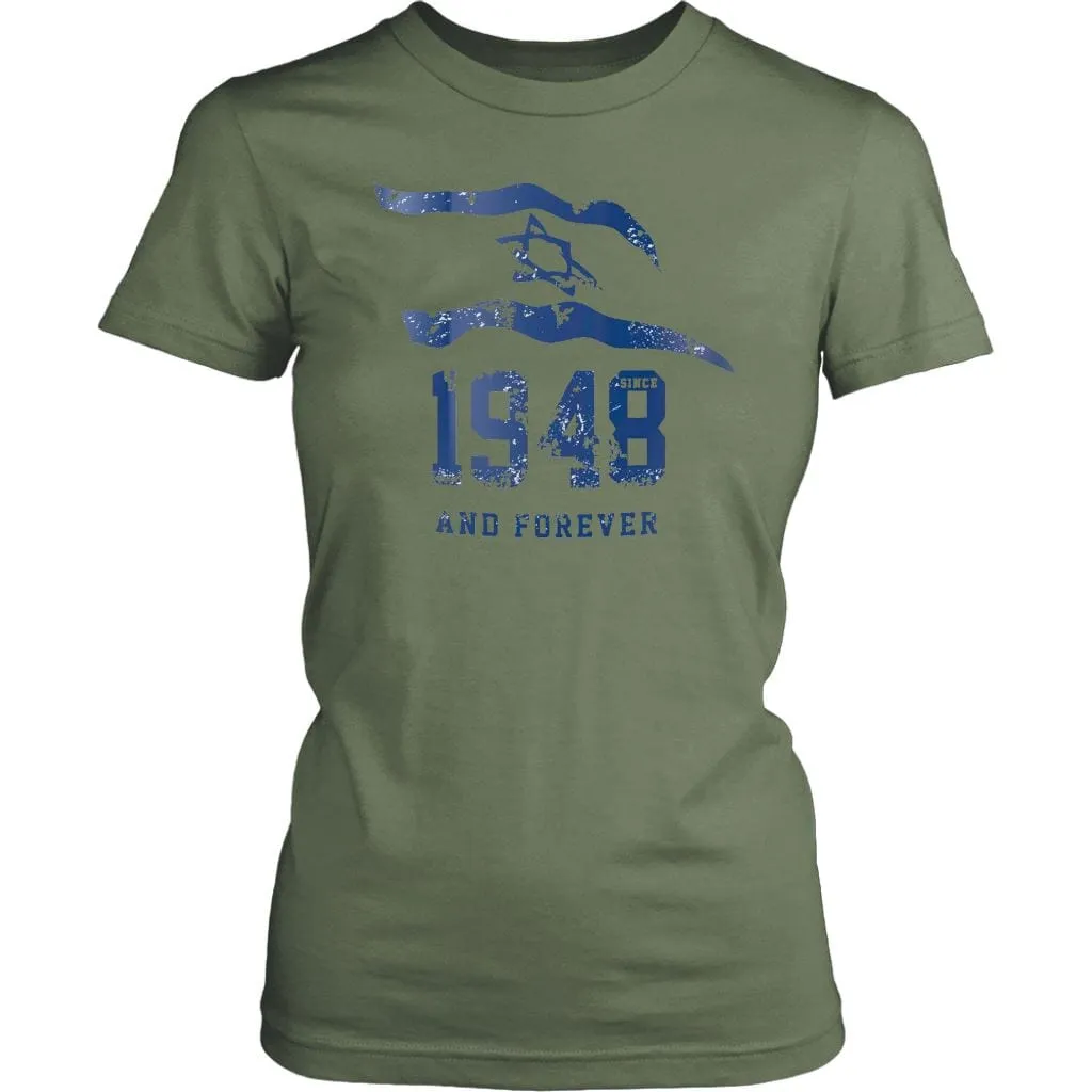 Israel 1948 And Forever Women's Shirt Tops