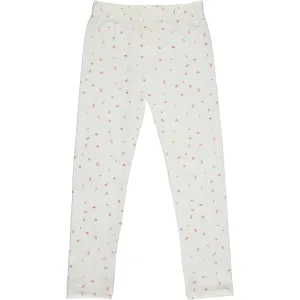 Ivory Floral Kathleen Leggings