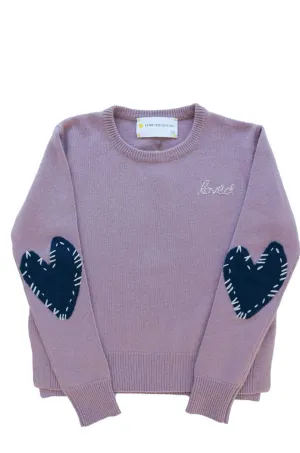 Kerri Rosenthal Cashmere Patchwork Love In Dusty Lilac