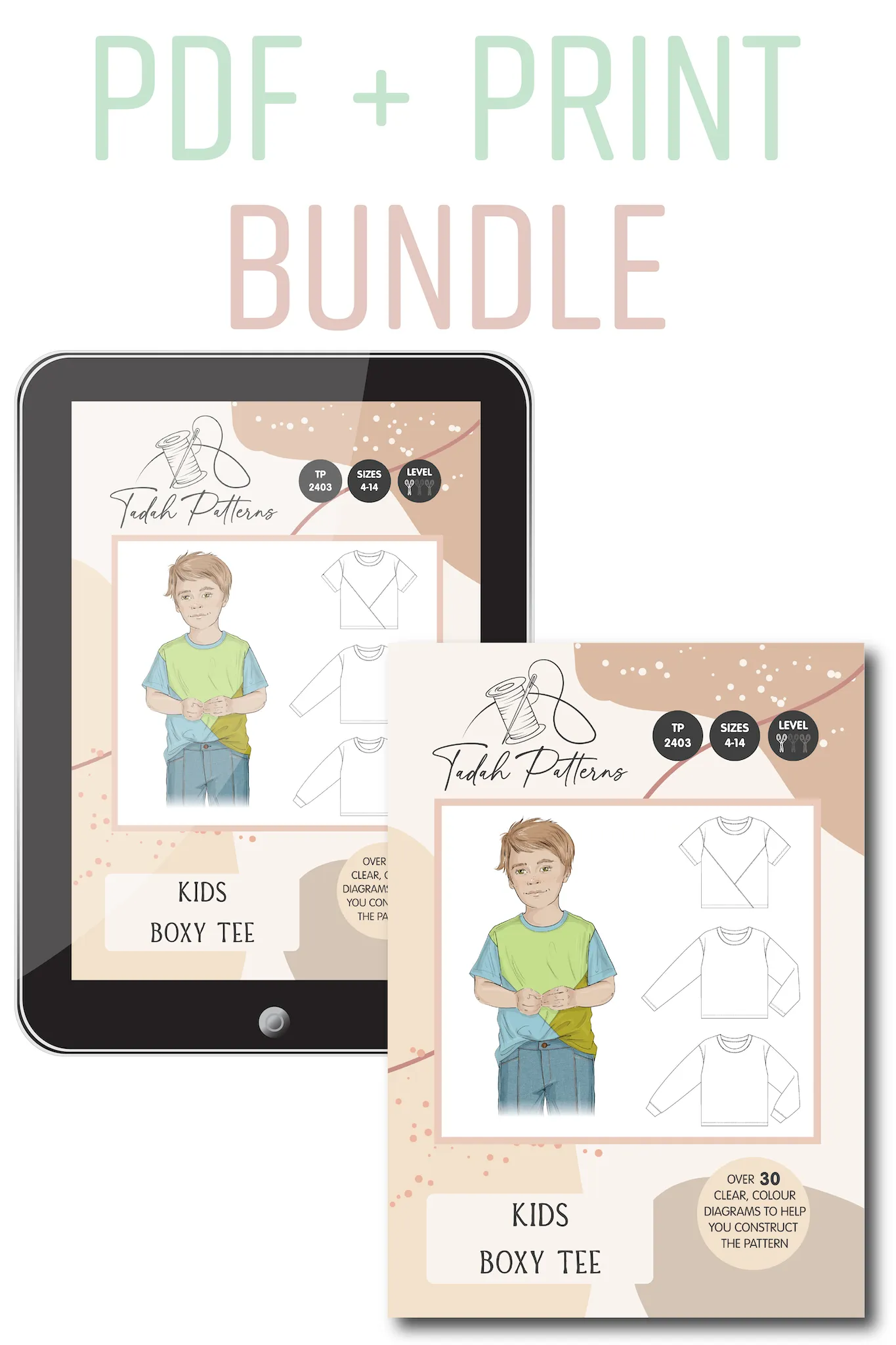 Kids Boxy Tee Pattern