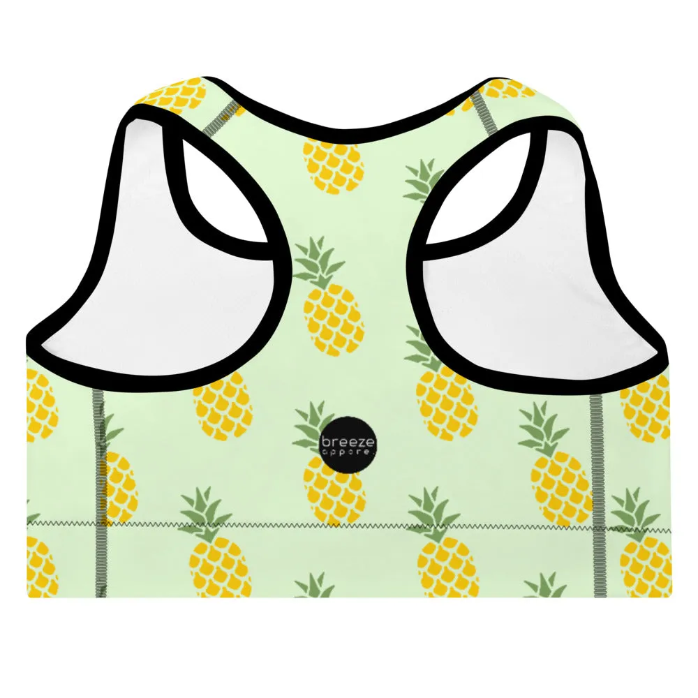 'La Pia' padded sports bra