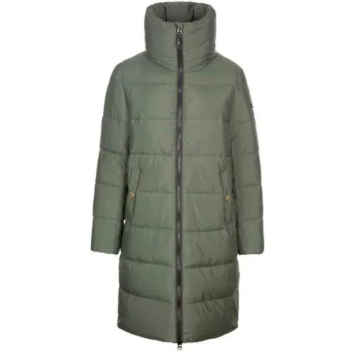 Ladies Trespass Faith Padded Long Length Jacket - Stylish, Water Resistant & Windproof